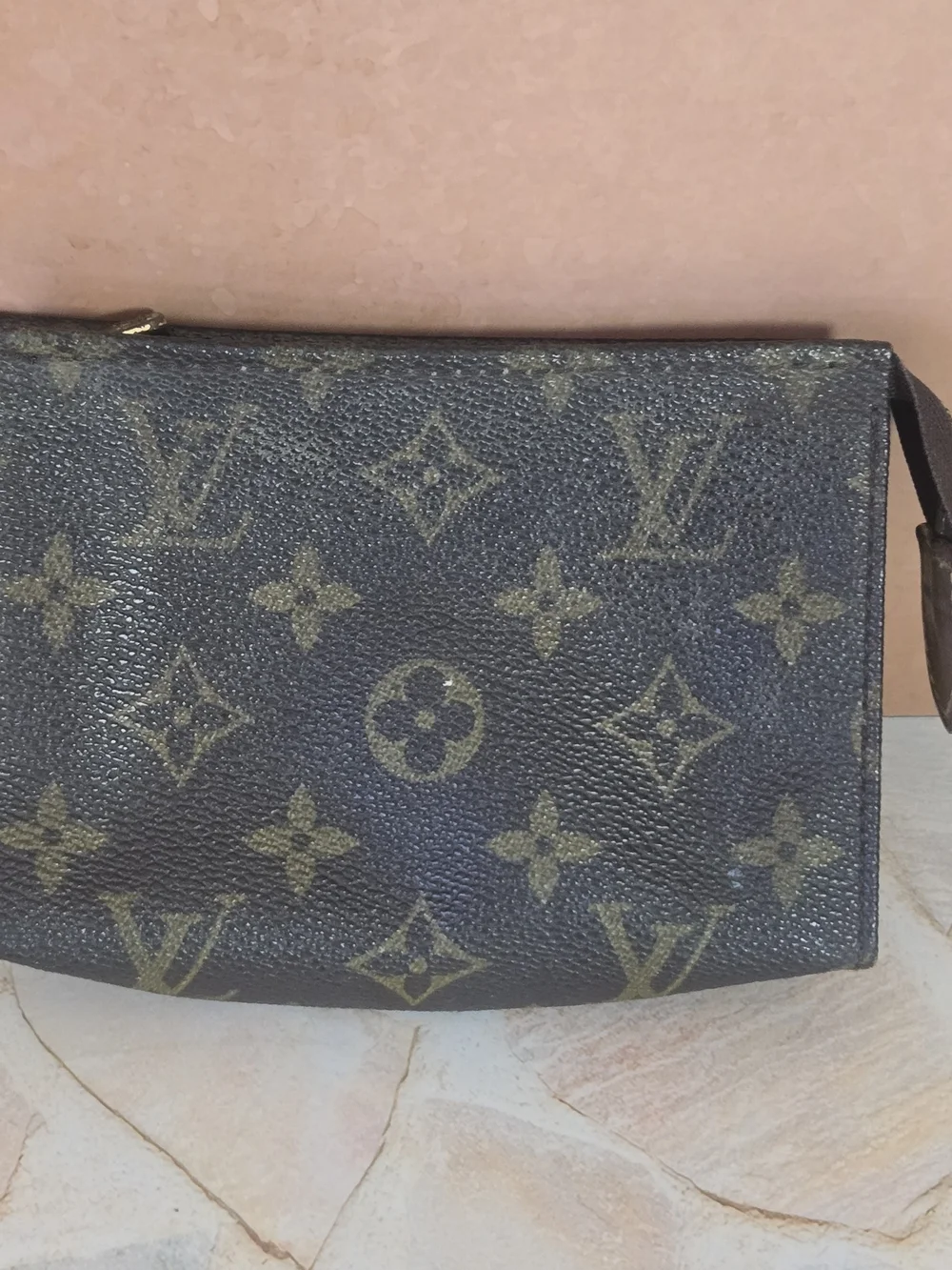Vintage Louis Vuitton Monogram Toiletry Pouch 15 (Poche Toilette)
